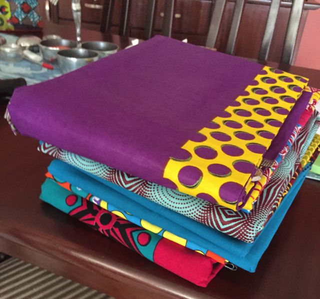 Bont Afrika Lap gekoop in Monrovia