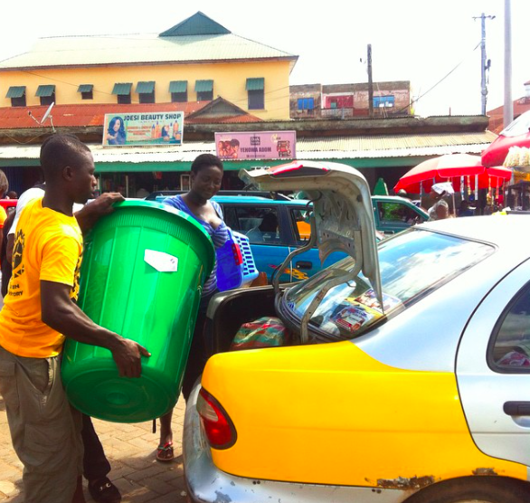 Opgeroeste koets - maar laai ken hulle van